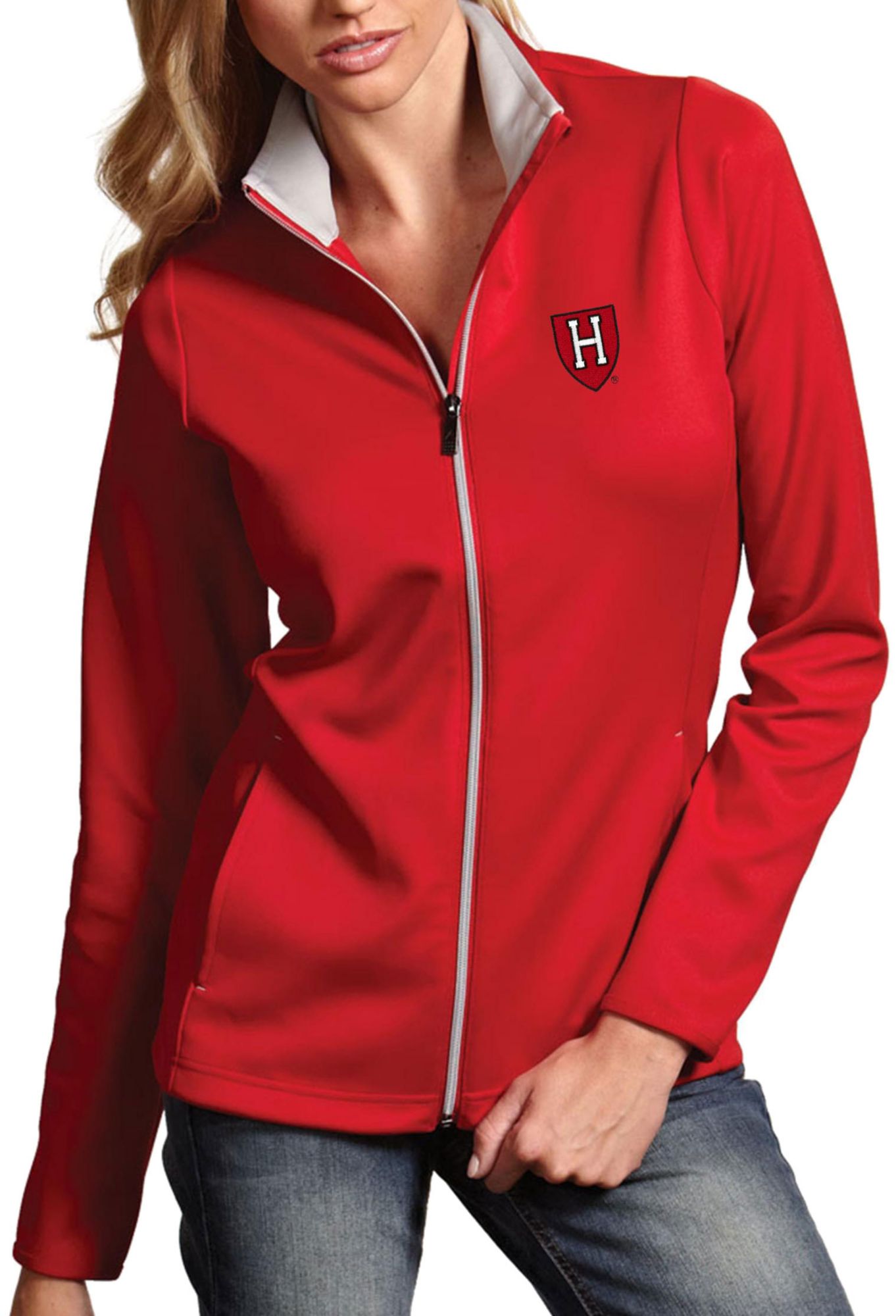 harvard mock neck pullover sweatshirt