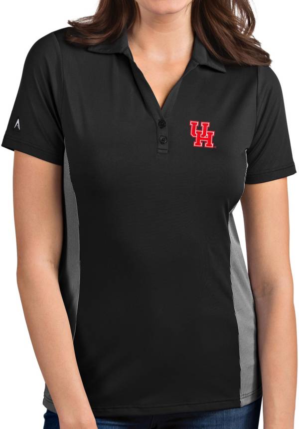 Antigua Women's Houston Cougars Grey Venture Polo