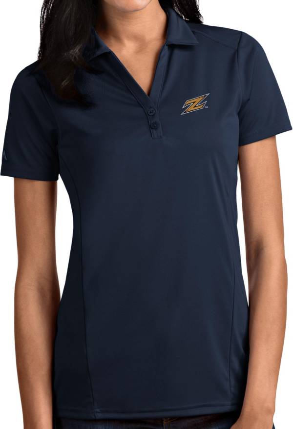 Antigua Women's Akron Zips Navy Tribute Performance Polo