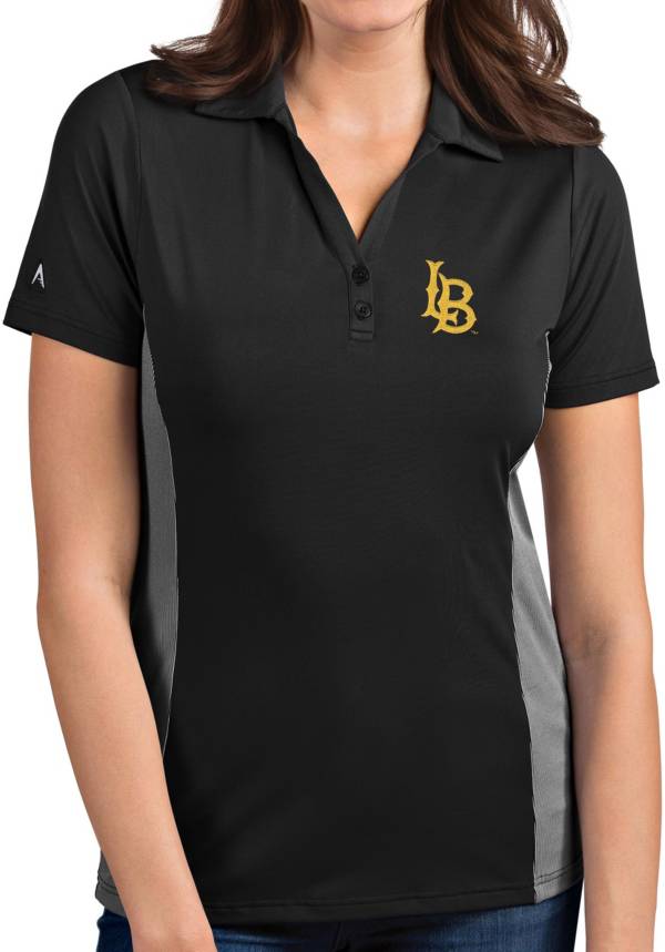 Antigua Women's Long Beach State 49ers Grey Venture Polo