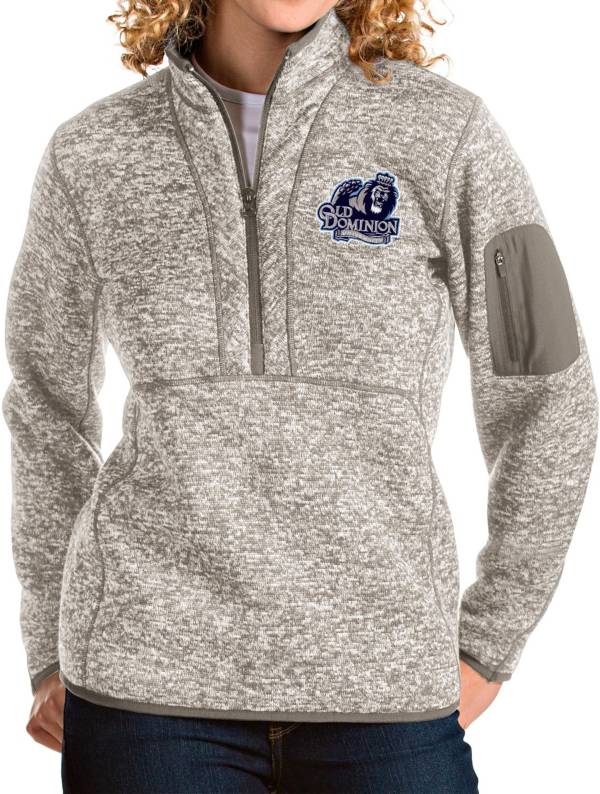 Antigua Women's Old Dominion Monarchs Oatmeal Fortune Pullover Jacket product image