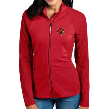 sorry, Antigua Women's Louisville Cardinals Cardinal Red Sonar Full-Zip Performance Jacket is currently out of stock