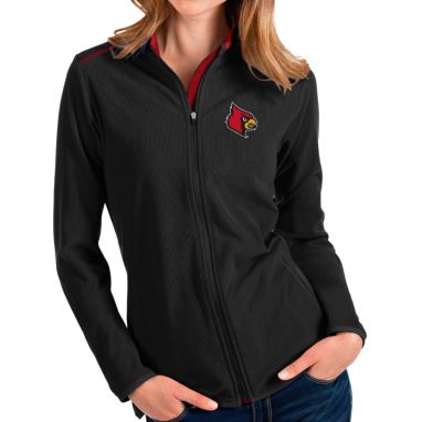 sorry, Antigua Women's Louisville Cardinals Glacier Full-Zip Black Jacket is currently out of stock
