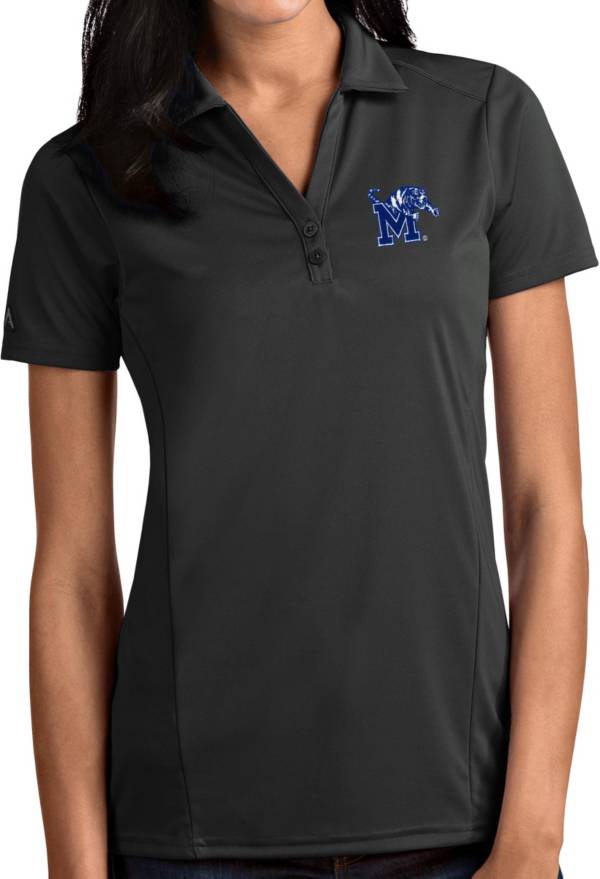 Antigua Women's Memphis Tigers Grey Tribute Performance Polo product image