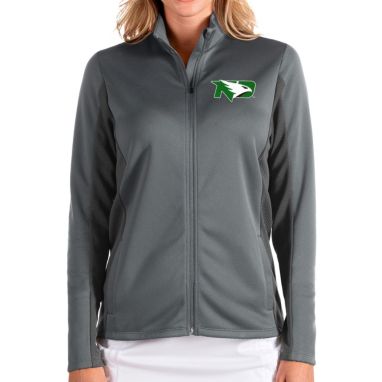 sorry, Antigua Women's North Dakota Fighting Hawks Grey Passage Full-Zip Jacket is currently out of stock