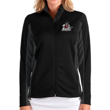 sorry, Antigua Women's New Mexico State Aggies Passage Full-Zip Black Jacket is currently out of stock