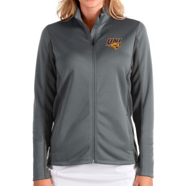 sorry, Antigua Women's Northern Iowa Panthers  Grey Passage Full-Zip Jacket is currently out of stock