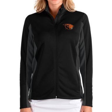 sorry, Antigua Women's Oregon State Beavers Passage Full-Zip Black Jacket is currently out of stock