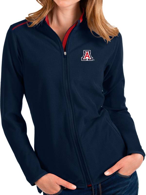 Antigua Women's Arizona Wildcats Navy Glacier Full-Zip Jacket