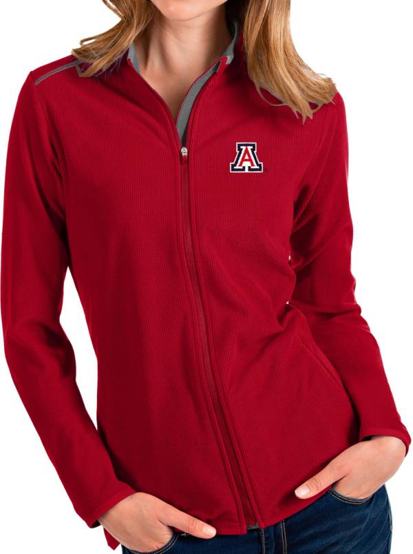 Antigua Women's Arizona Wildcats Cardinal Glacier Full-Zip Jacket