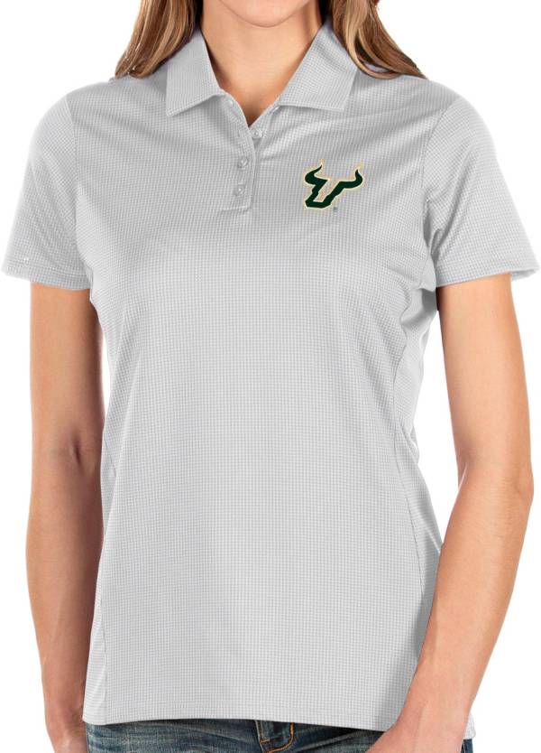 Antigua Women's South Florida Bulls Balance White Polo