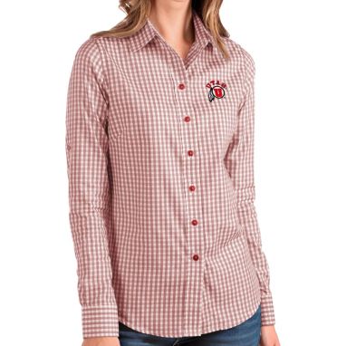 sorry, Antigua Women's Utah Utes Crimson Structure Button Down Long Sleeve Shirt is currently out of stock