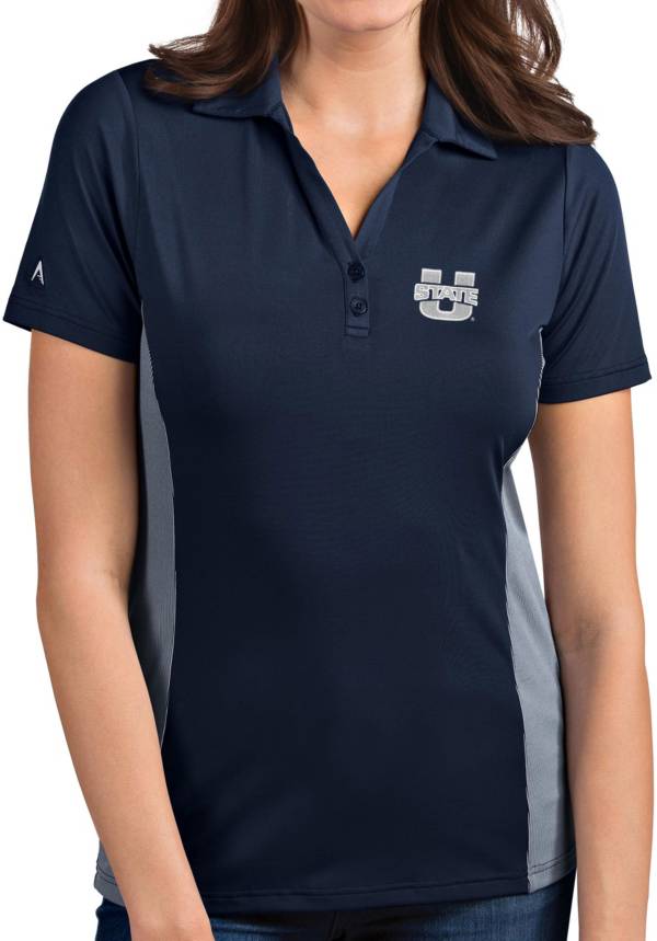 Antigua Women's Utah State Aggies Blue Venture Polo