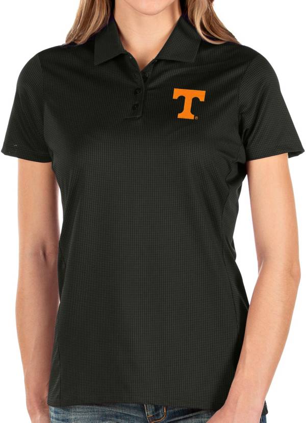 Antigua Women's Tennessee Volunteers Balance Black Polo