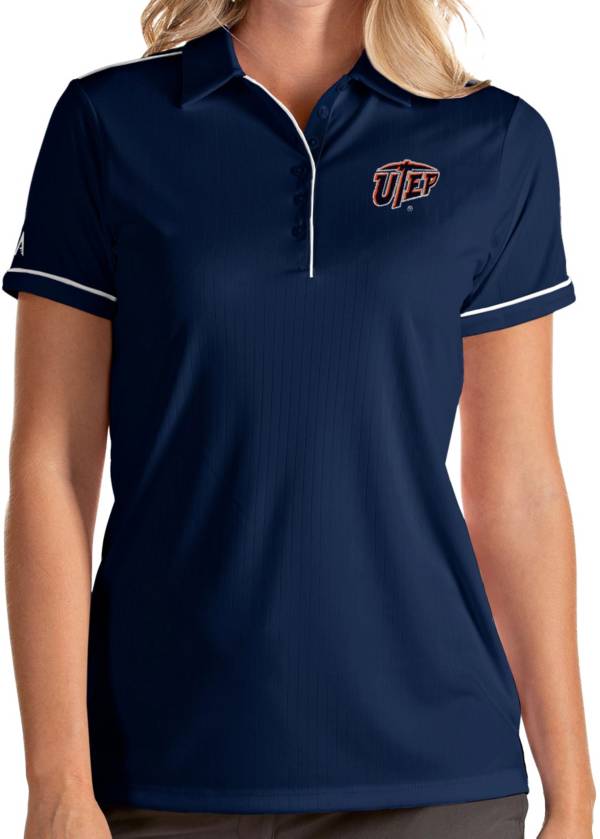 Antigua Women's UTEP Miners Navy Salute Performance Polo product image