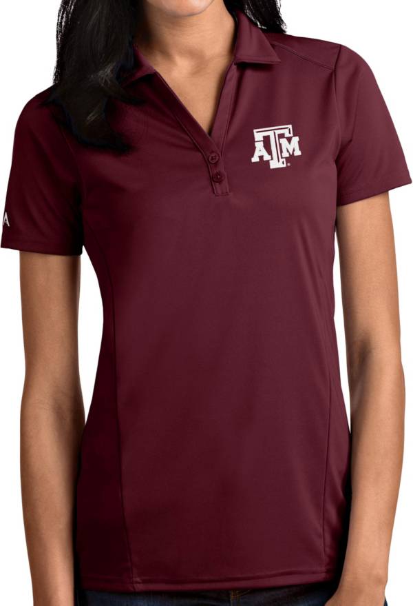 Antigua Women's Texas A&M Aggies Maroon Tribute Performance Polo product image