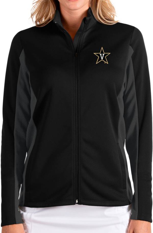 Antigua Women's Vanderbilt Commodores Passage Full-Zip Black Jacket