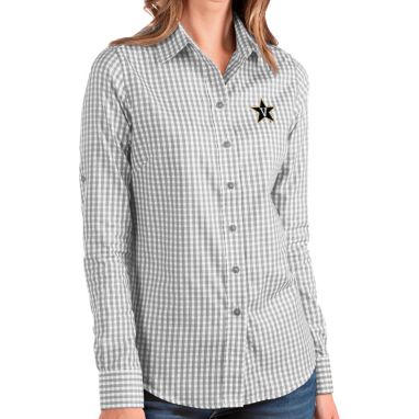 sorry, Antigua Women's Vanderbilt Commodores Grey Structure Button Down Long Sleeve Shirt is currently out of stock