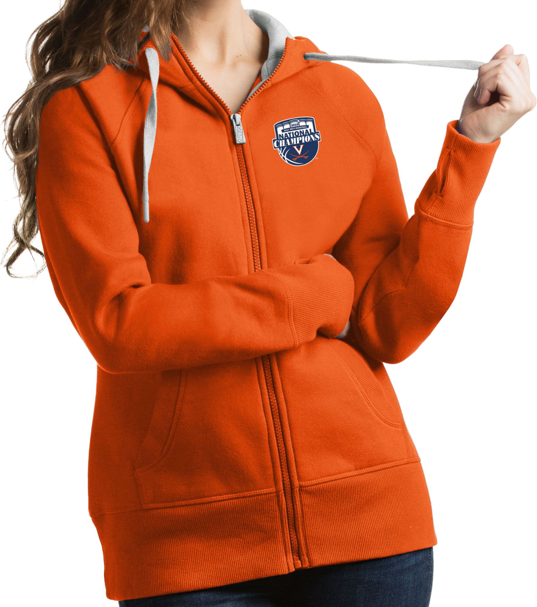 orange champion hoodie womens