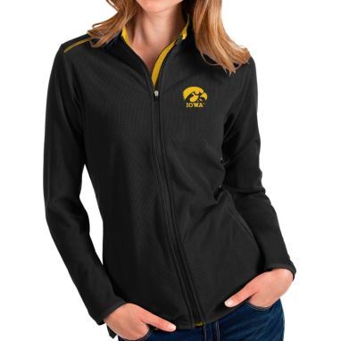 sorry, Antigua Women's Iowa Hawkeyes Glacier Full-Zip Black Jacket is currently out of stock
