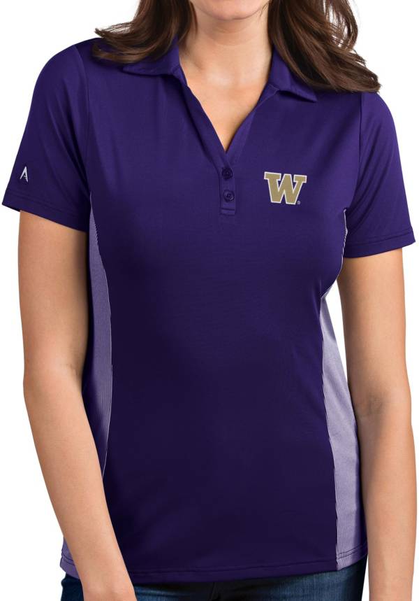 Antigua Women's Washington Huskies Purple Venture Polo