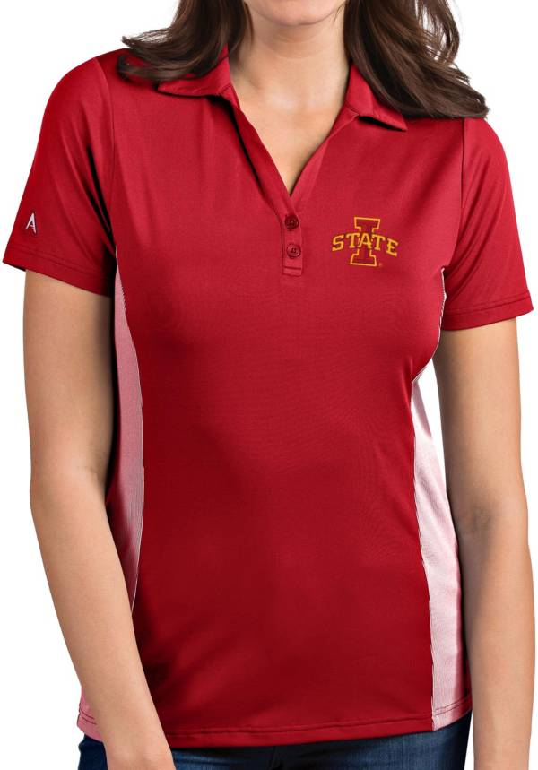 Antigua Women's Iowa State Cyclones Cardinal Venture Polo