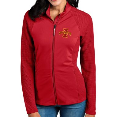 sorry, Antigua Women's Iowa State Cyclones Cardinal Sonar Full-Zip Performance Jacket is currently out of stock