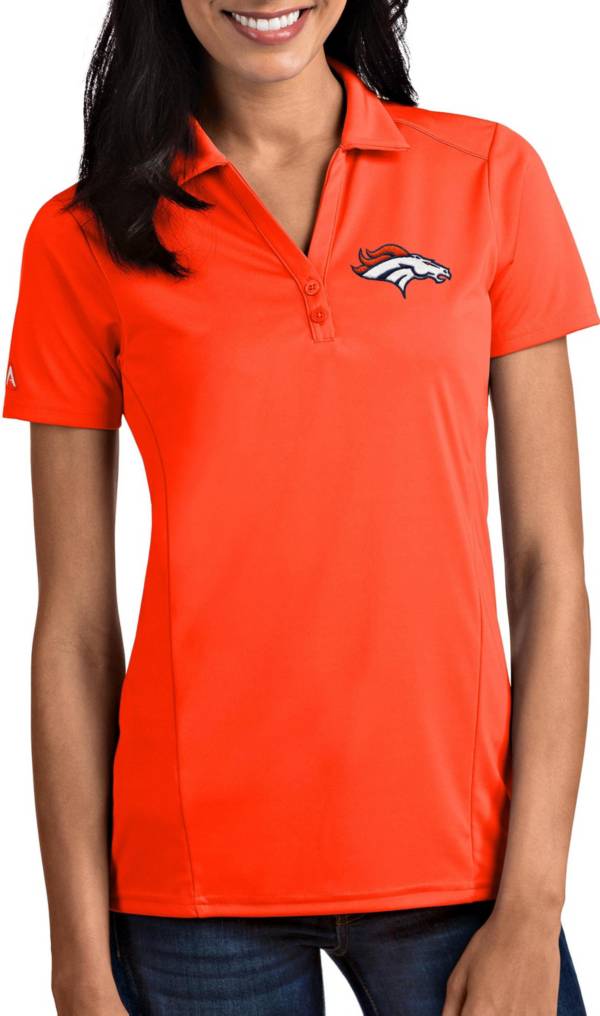 Antigua Women's Denver Broncos Tribute Orange Polo product image