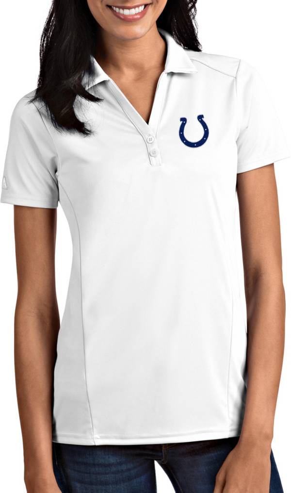 Antigua Women's Indianapolis Colts Tribute White Polo product image