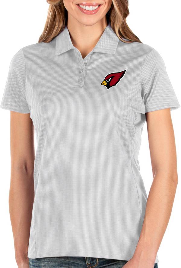 Antigua Women's Arizona Cardinals Balance White Polo