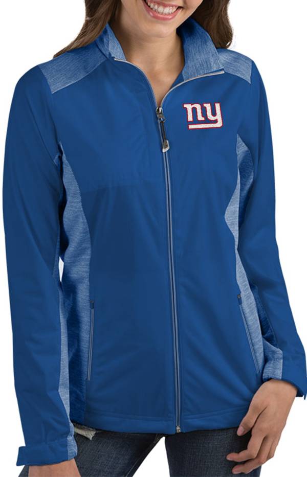 Antigua Women's New York Giants Revolve Royal Full-Zip Jacket product image