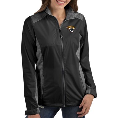 sorry, Antigua Women's Jacksonville Jaguars Revolve Black Full-Zip Jacket is currently out of stock