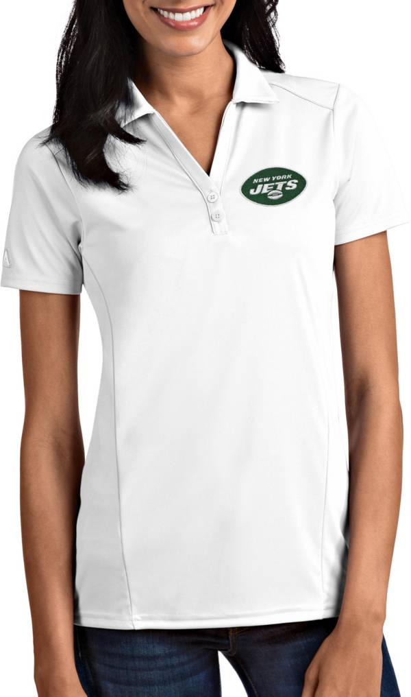 Antigua Women's New York Jets Tribute White Polo product image