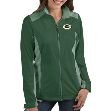 sorry, Antigua Women's Green Bay Packers Revolve Green Full-Zip Jacket is currently out of stock