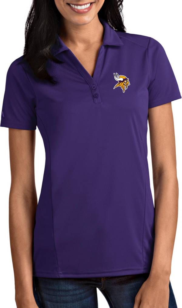 Antigua Women's Minnesota Vikings Tribute Purple Polo product image
