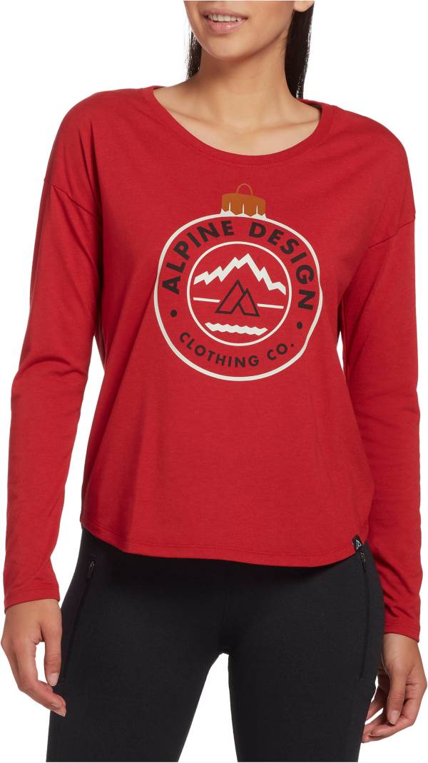 Alpine Design Women's First Mile Made Long Sleeve Ornament T-Shirt