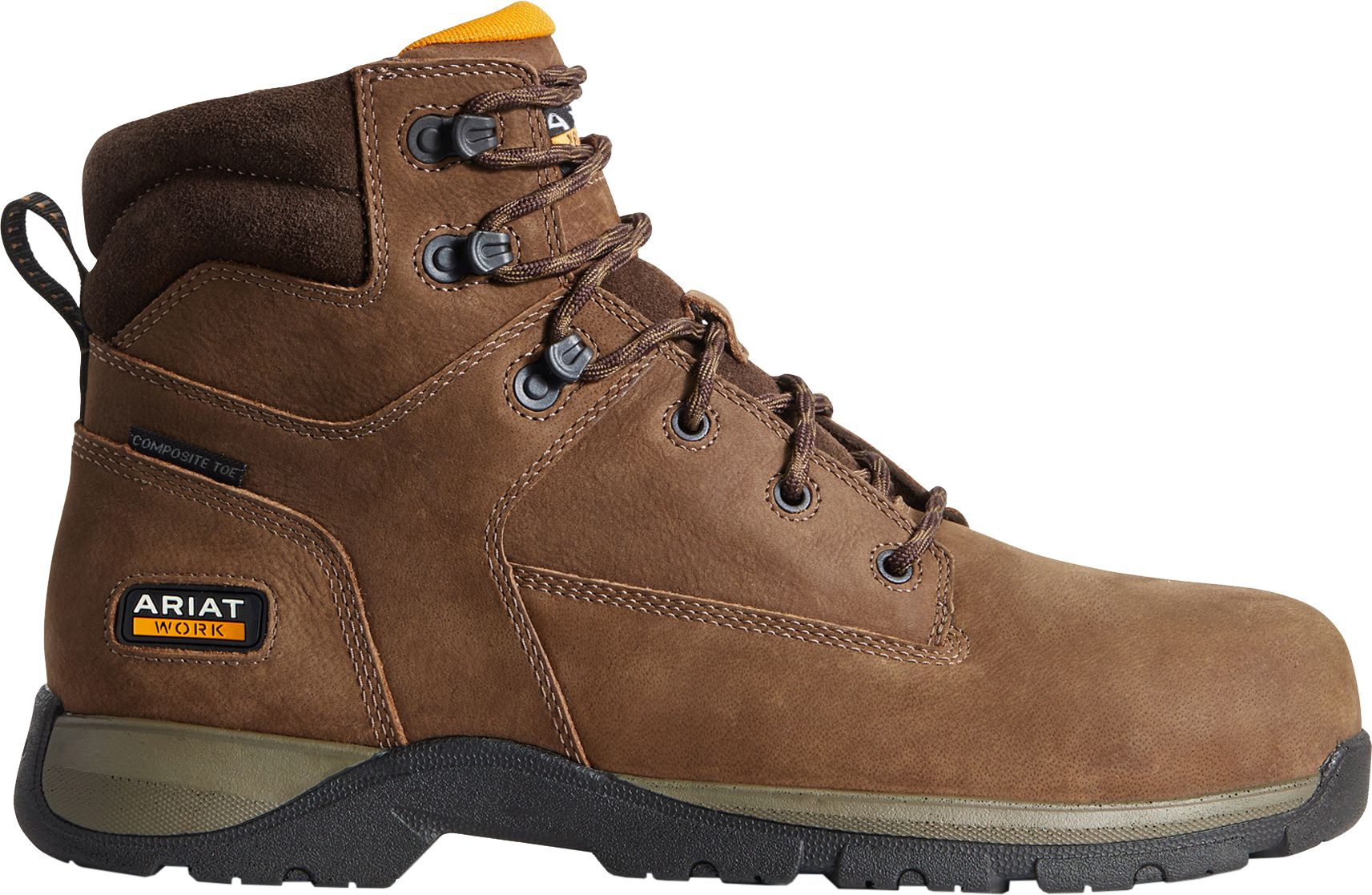 justin men's rustic barnwood waterproof hybred composition toe work boots