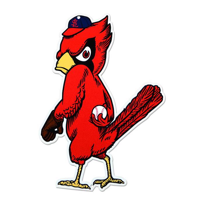 Authentic Street Signs St. Louis Cardinals Angry Bird Steel Logo Sign