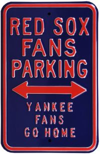 Authentic Street Signs 94001 12 in Red Sox Circle Steel Logo