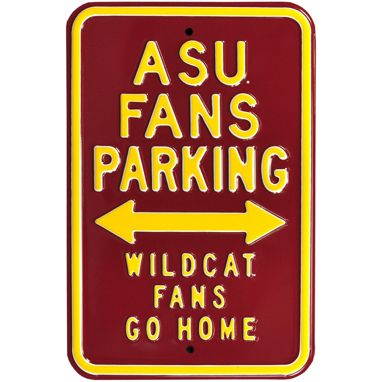 sorry, Authentic Street Signs Arizona State Sun Devils Parking Sign is currently out of stock