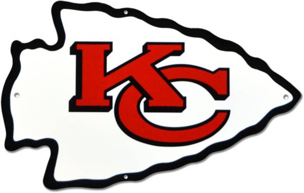Authentic Street Signs Kansas City Chiefs Steel Logo Sign