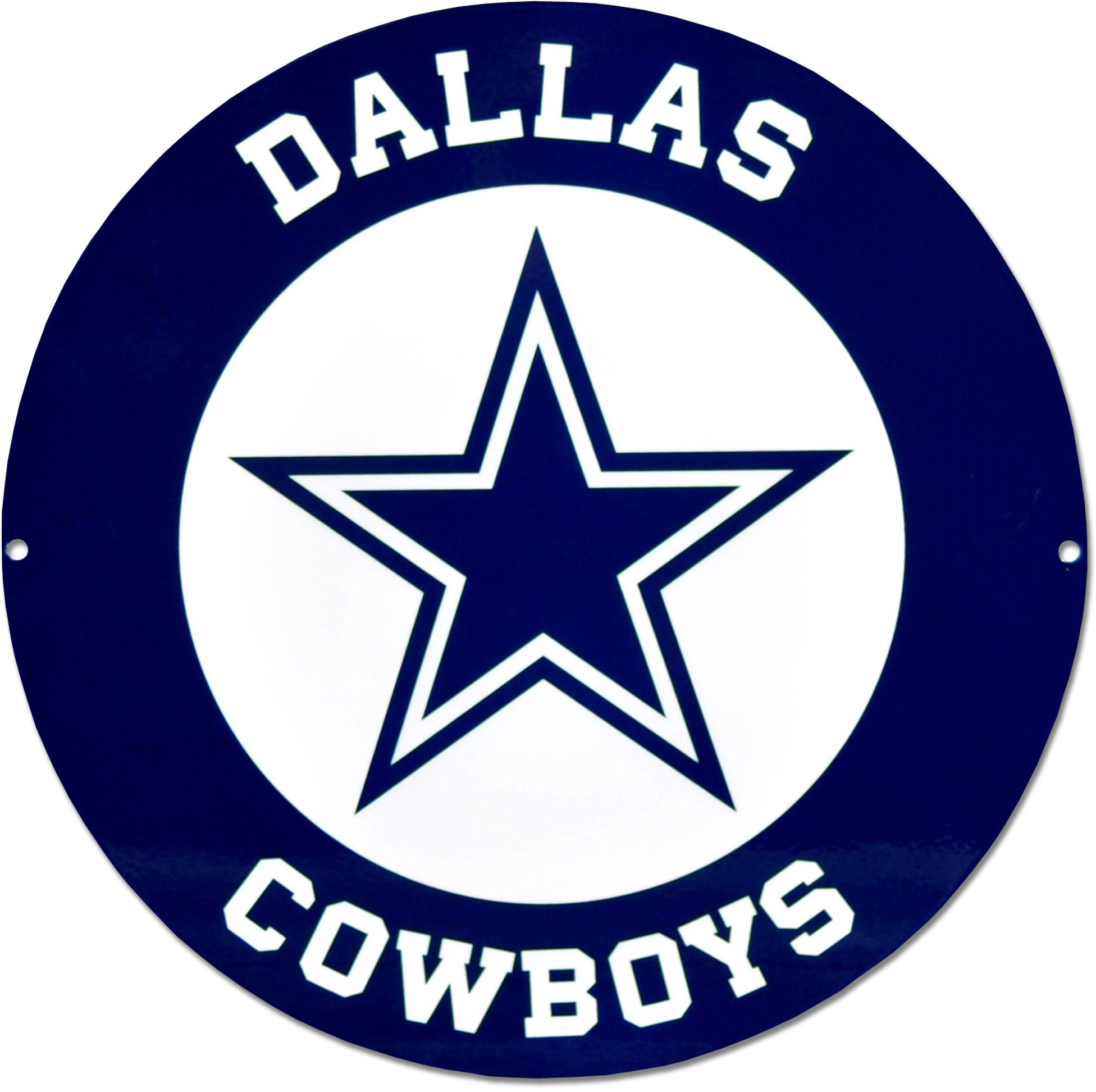 Dallas Cowboys State Shape Acrylic Metallic Auto Emblem