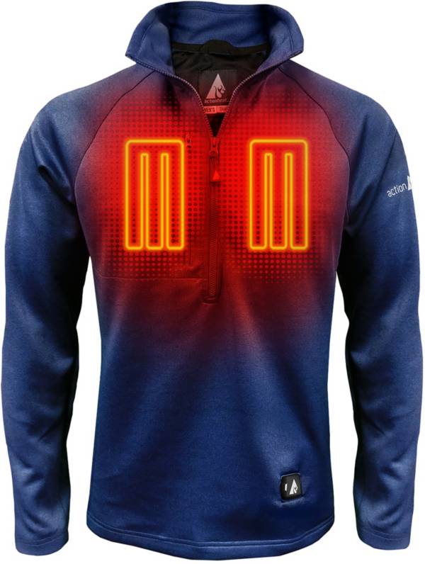 ActionHeat Men's 5V Battery Heated Half Zip Sweatshirt product image