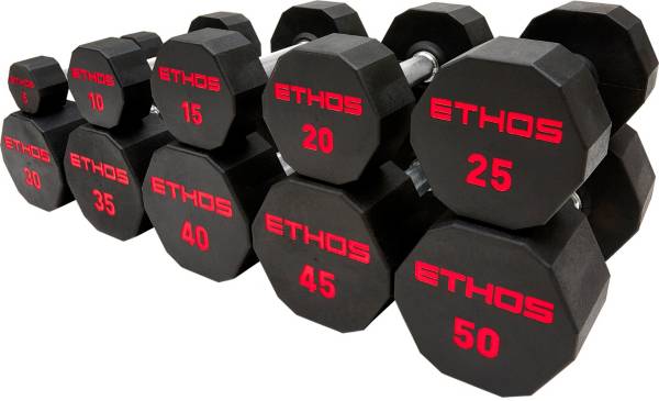 ETHOS Rubber Hex Dumbbell | Free Curbside Pickup at DICK'S