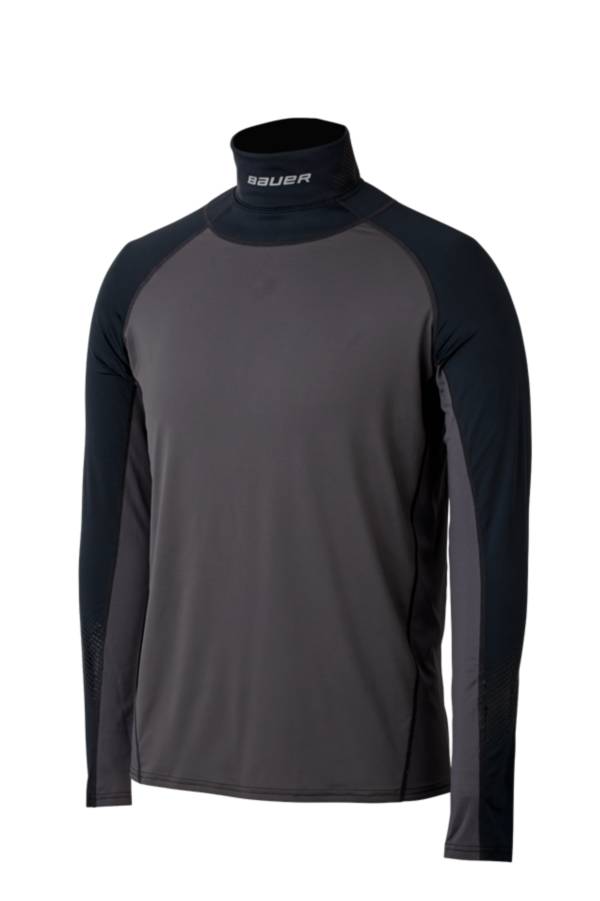 Bauer Youth Neck Protect Long Sleeve Hockey Shirt