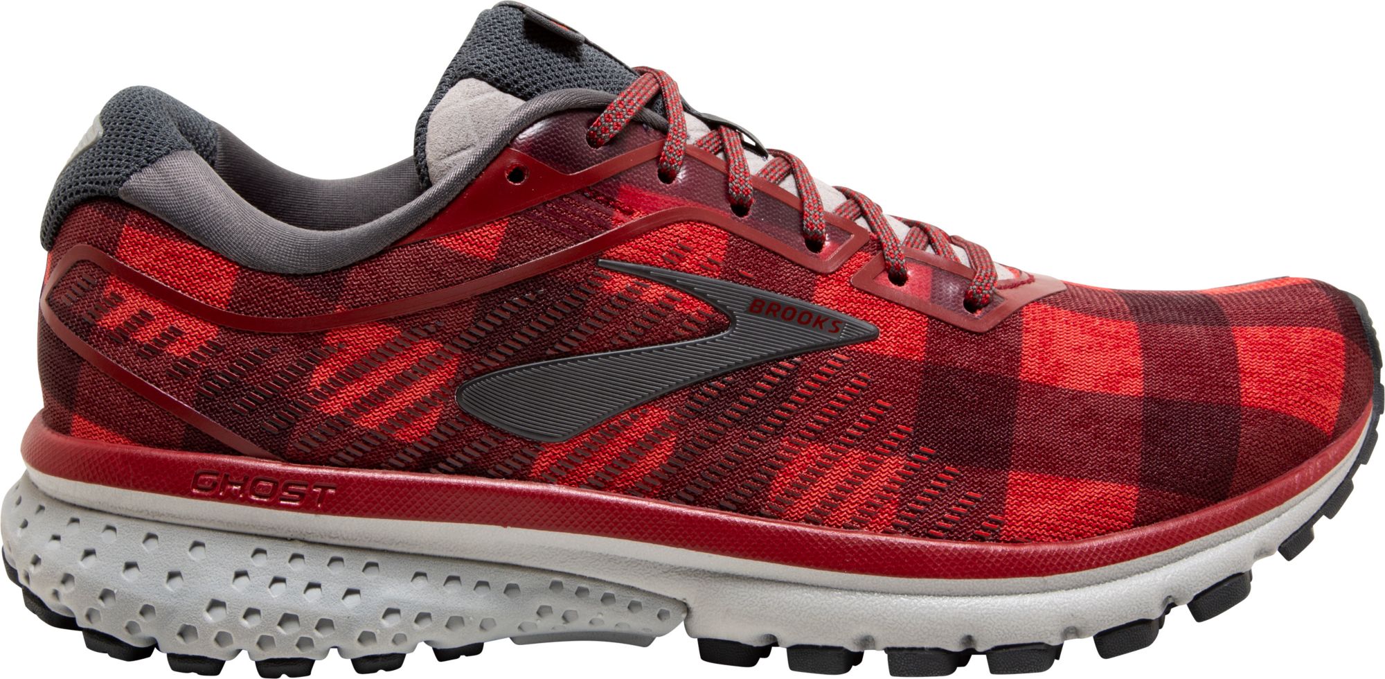 buffalo plaid brooks running shoes