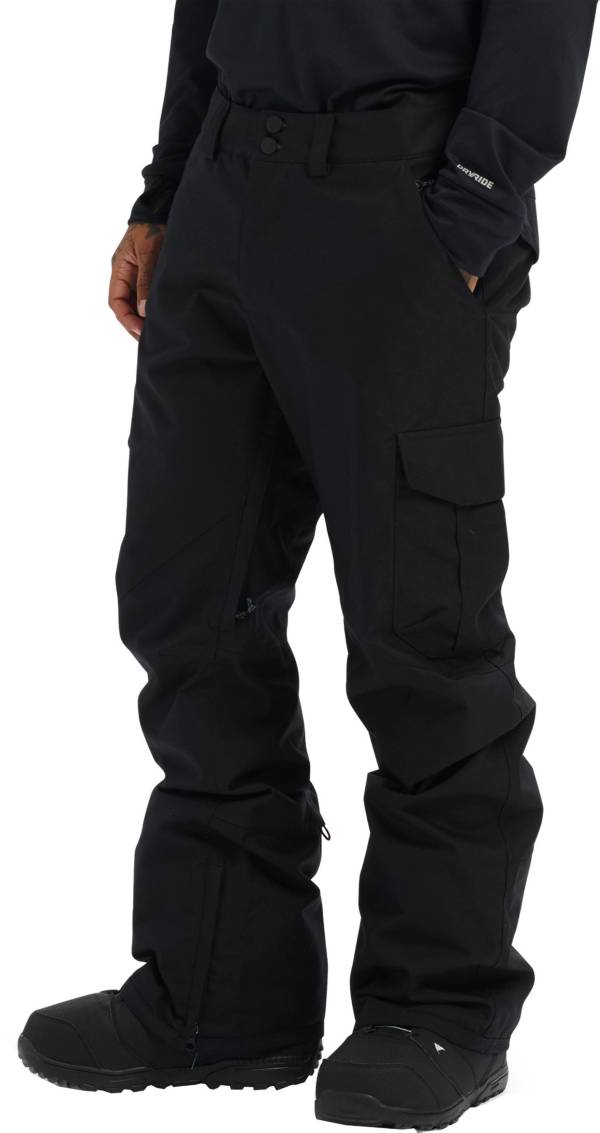 mens black cargo pants