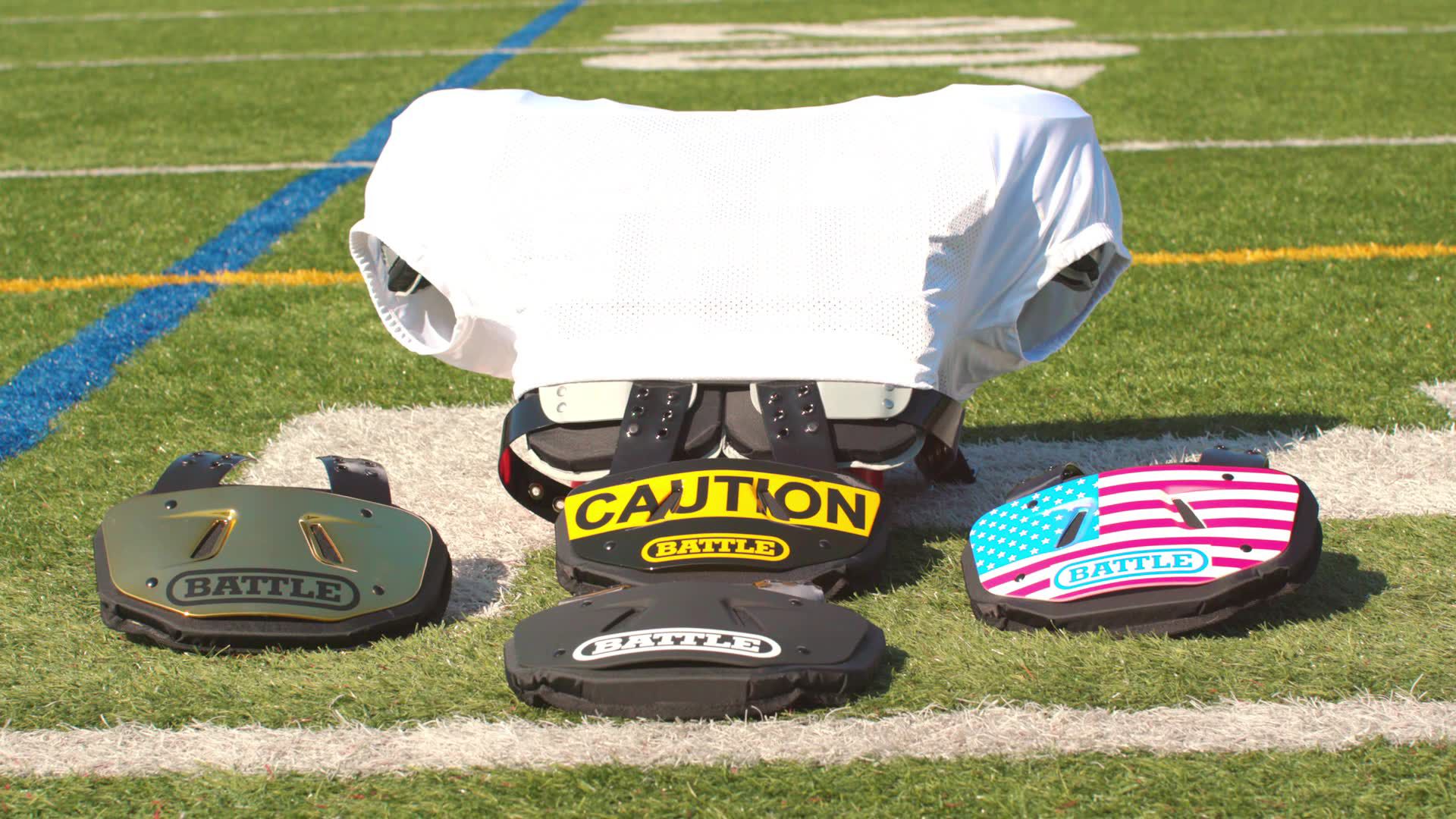 Battle Adult Chrome Football Back Plate product