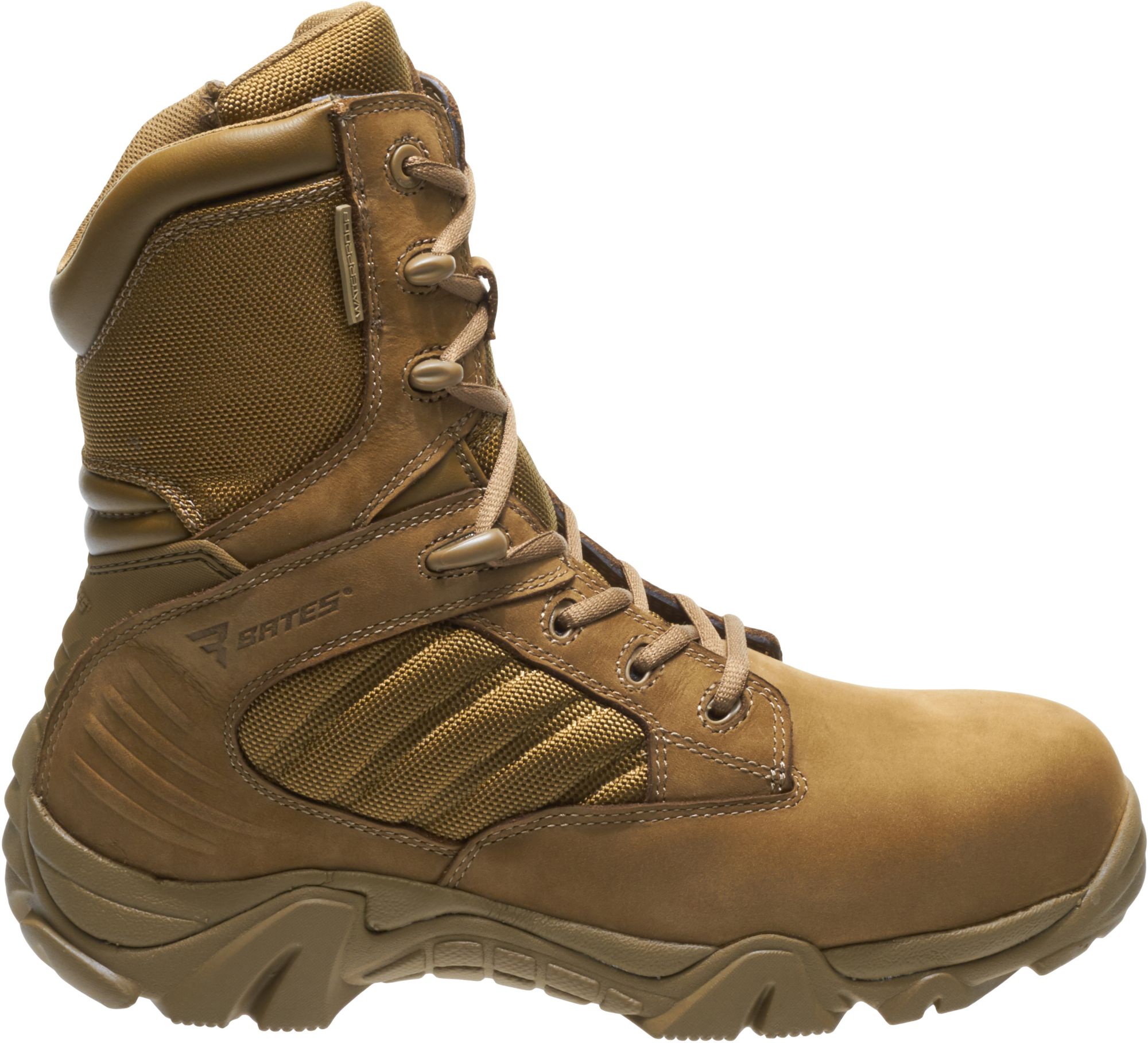 side zip composite toe work boots