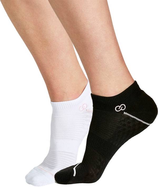 CALIA by Carrie Underwood Texture Trainer No Show Socks 2 Pack